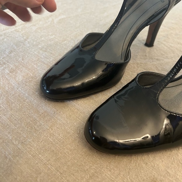 Circa Joan & David size 9 Leather sole black dress shoes - Picture 3 of 6